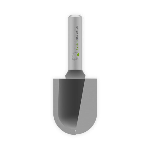 Systemshop24 Hohlkehlfräser bohr- und umfangschneidend HM Z2 D25,4mm R12,7mm - Bild 1 von 4