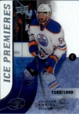 2015-16 Upper Deck Ice #131 Jujhar Khaira RC /1999 - NM-MT *WE COMBINE S/H*