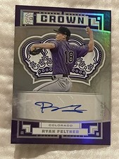 2022 Panini Capstone Crown Holo Silver 53 /99 Ryan Feltner #C-RY Rookie Auto RC