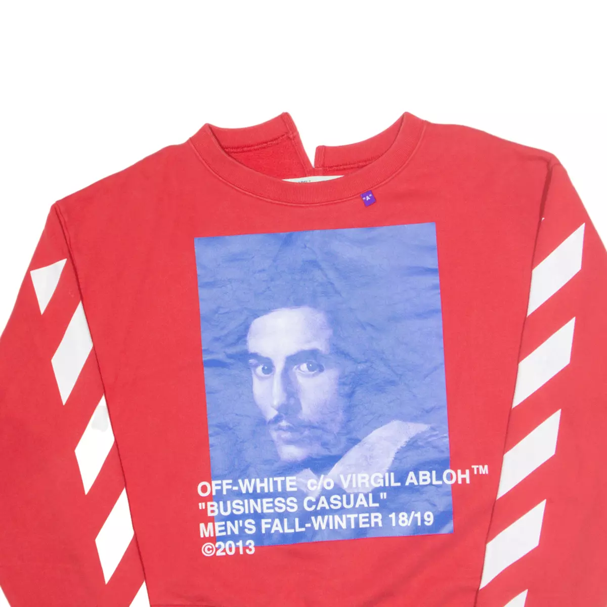 Off white business casual crewneck sale