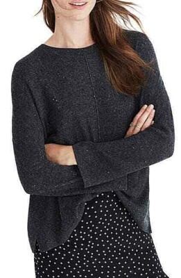Madewell Donegal Northroad Pullover Womens Gray Sweater L Wool Alpaca Blend