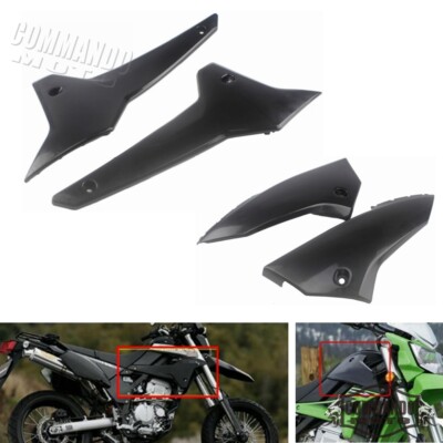 Front Side Panels Air Box Covers For Kawasaki KLX250 S SF D-Tracker X 2008-2019