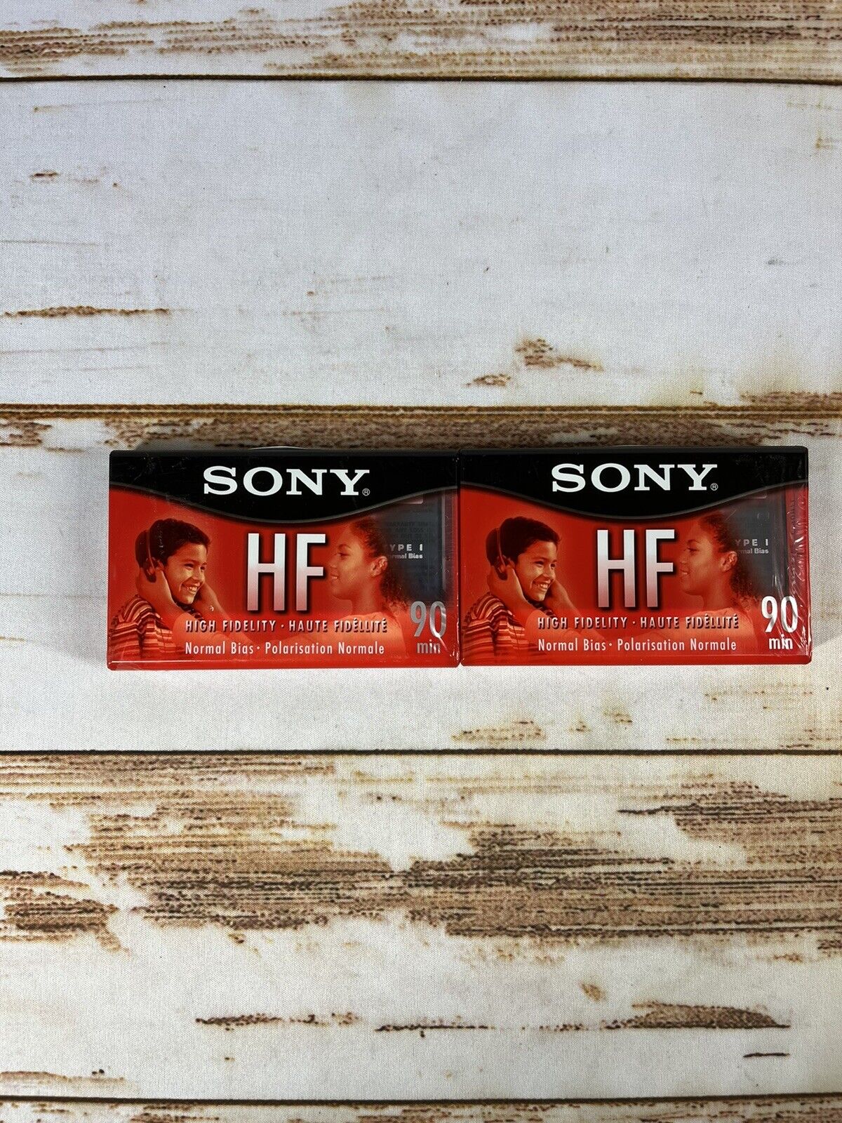 Sony HF 90 Normal Bias Blank Cassettes - 90-min ( 2PK BUNDLE Sealed )  27242431317