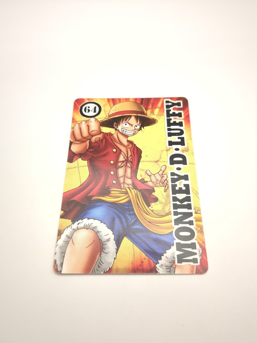 Monkey D. Luffy #64 One Piece Card Top Gum 2010 Top Seika