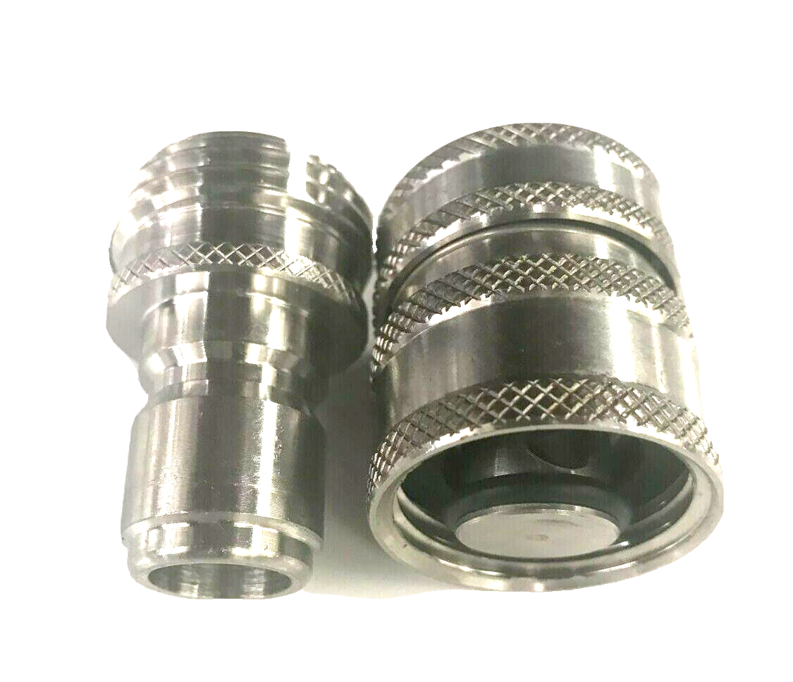 24.5020 MTM Hydro Stainless Garden Hose Coupler w/ Check Valve 