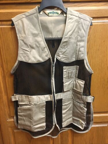 Vintage 70s Bob Allen Hunting Vest Brown Sportswear Hunting Size 