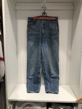 Vintage 80s Lee  s Mom Jeans Womens Blue Acid Wash High Rise Denim Size 12