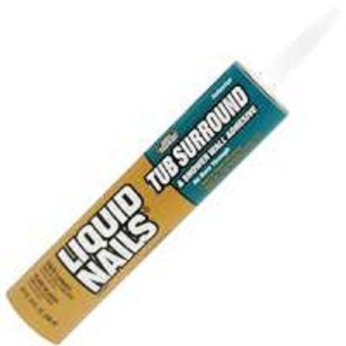 NEW CASE (24) LIQUID NAILS LN715 TUB SURROUND ADHESIVE CAULK 7762958