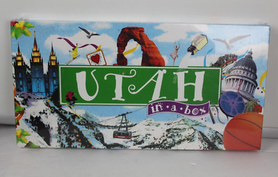 UTAH in a Box Monopoly Type Board Game New Never Opened