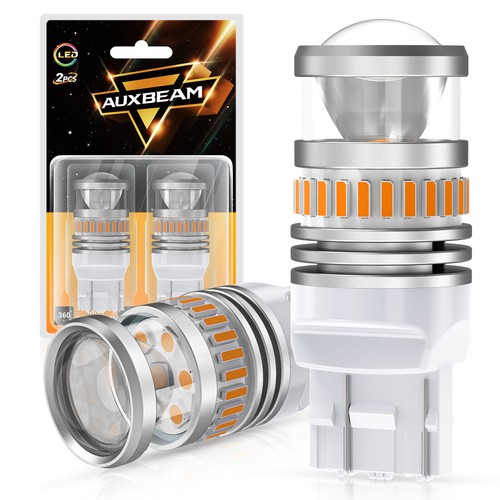AUXBEAM LED Turn Signal Tail Stop Light Bulbs 3156/3157/7440/7443/1156/1157/T15 - Picture 24 of 26