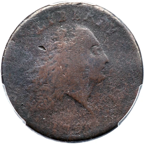1793 S-3 R-3- PCGS VG Details AMERICA Chain large Cent Coin 1c