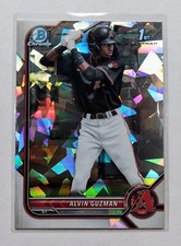 2022 Bowman Chrome Alvin Guzman 1st Bowman Atomic Refractor BCP-18 Diamondbacks
