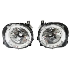 LABLT Halogen Projector Headlights For 2015-2018 Jeep Renegade Left&Right Chrome