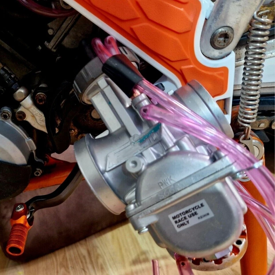 Carburador lateral plano de carreras PWK34 34 mm para Honda CBR300R 2015-2017 BMWG310R Foto 2 de 4