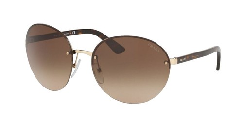 Prada Symbole PR A15S Rimless Sunglasses Peach Nude Rare Discontinued Frame PRADA Rimless Sunglasses for Women for sale | eBay main image 4