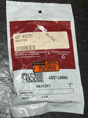 meritor 9630297 nos poor packaging