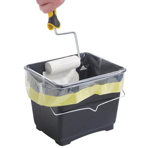 8 x Coral Trade 5 Litre Paint Scuttle Liners Decorators Roller Tray Bucket - Picture 3 of 9