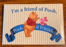 Classic Walt Disney Collection I'm a friend of Pooh. Pooh  Friends Button