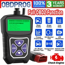 OBDPROG MT100 OBD2 Code Reader Car Check Engine Diagnostic ScanTool EOBD Scanner