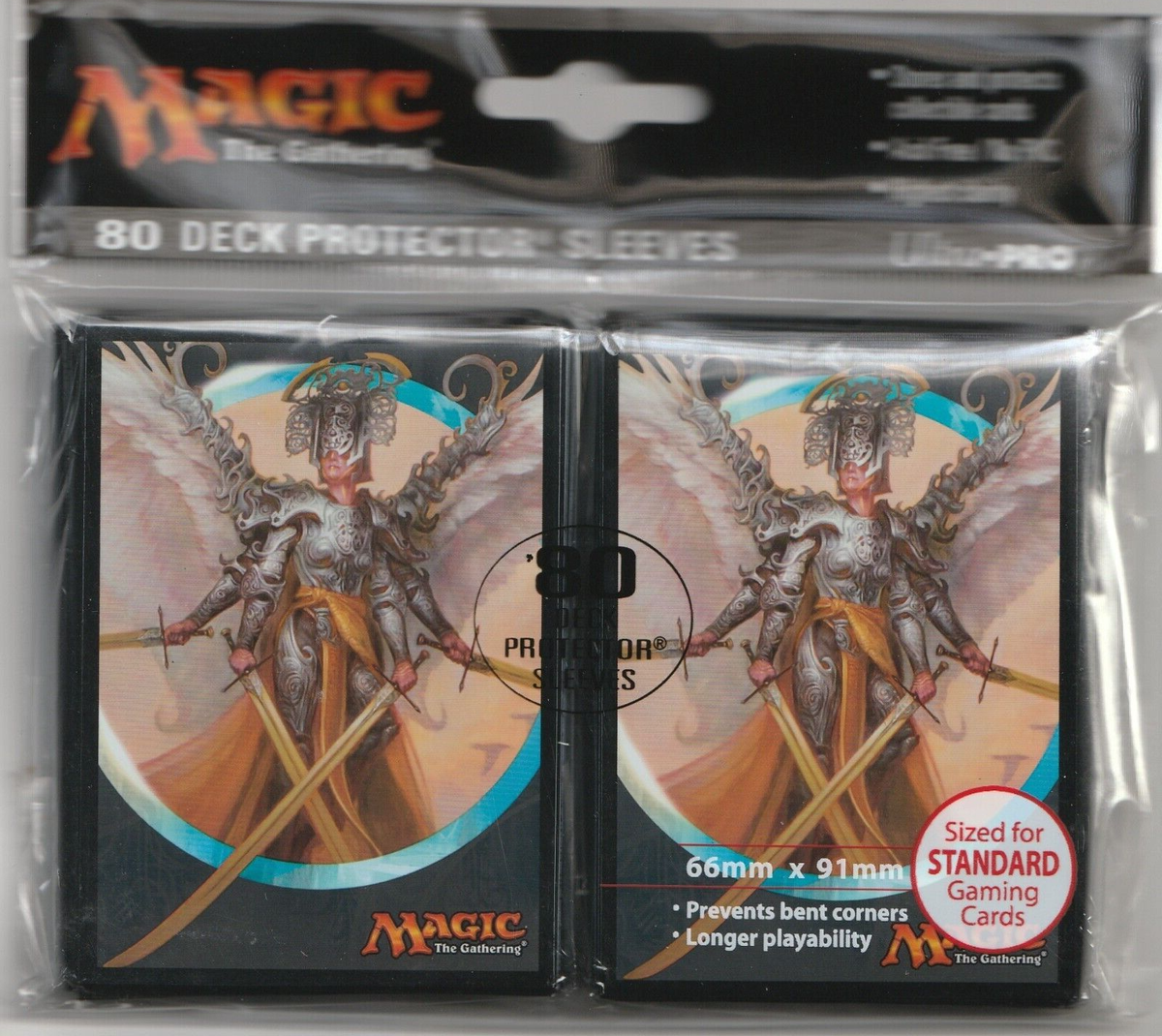 angel card sleeves mtg Oath of Blood Red Angel Standard Deck Protector Sleeves (65ct) for  Dragoborne main image 1