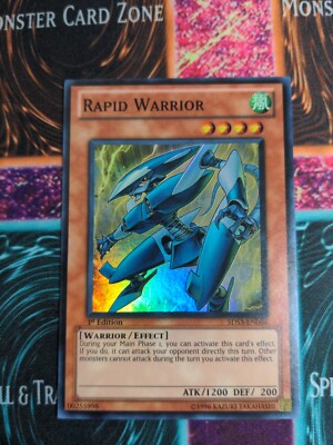 Carta Yu-Gi-Oh! Rapid Warrior - Starter Deck: Duelist Toolbox, 1ª Edición, Super Rare