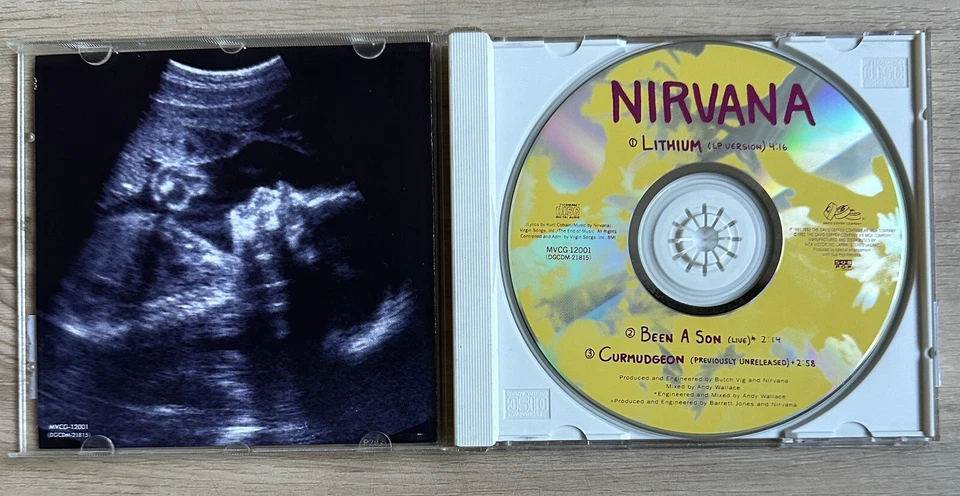 NIRVANA - Lithium - NM 1992 Geffen Japan Import Rock CD with OBI - Dave Grohl Foto 2 de 3