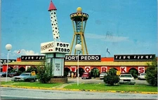 South Border I95 Fort Pedro Class C Fireworks Usa 1985 Pm Postcard