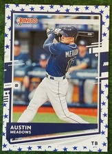 2020 Donruss Independence Day #144 Austin Meadows - Tampa Bay Rays Non Auto