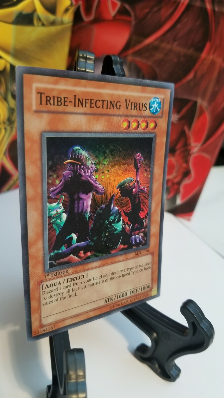 Yugioh collector's MFC-076 Tribe-Infecting Virus 1st ED. FREE SHIP and ...