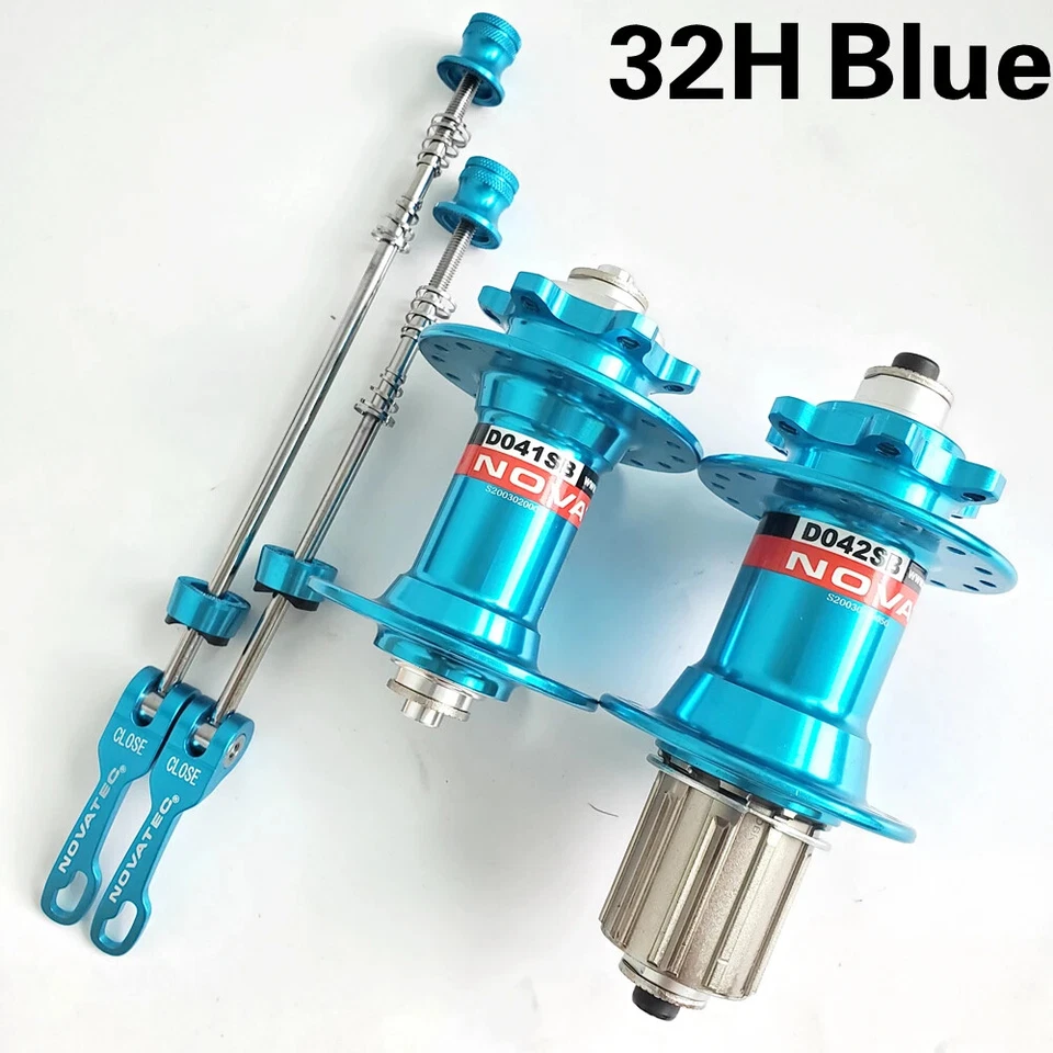Freio a disco cubo traseiro dianteiro para mountain bike Novatec D041/D042SB MTB 28 32 36H - Imagem 4 de 4