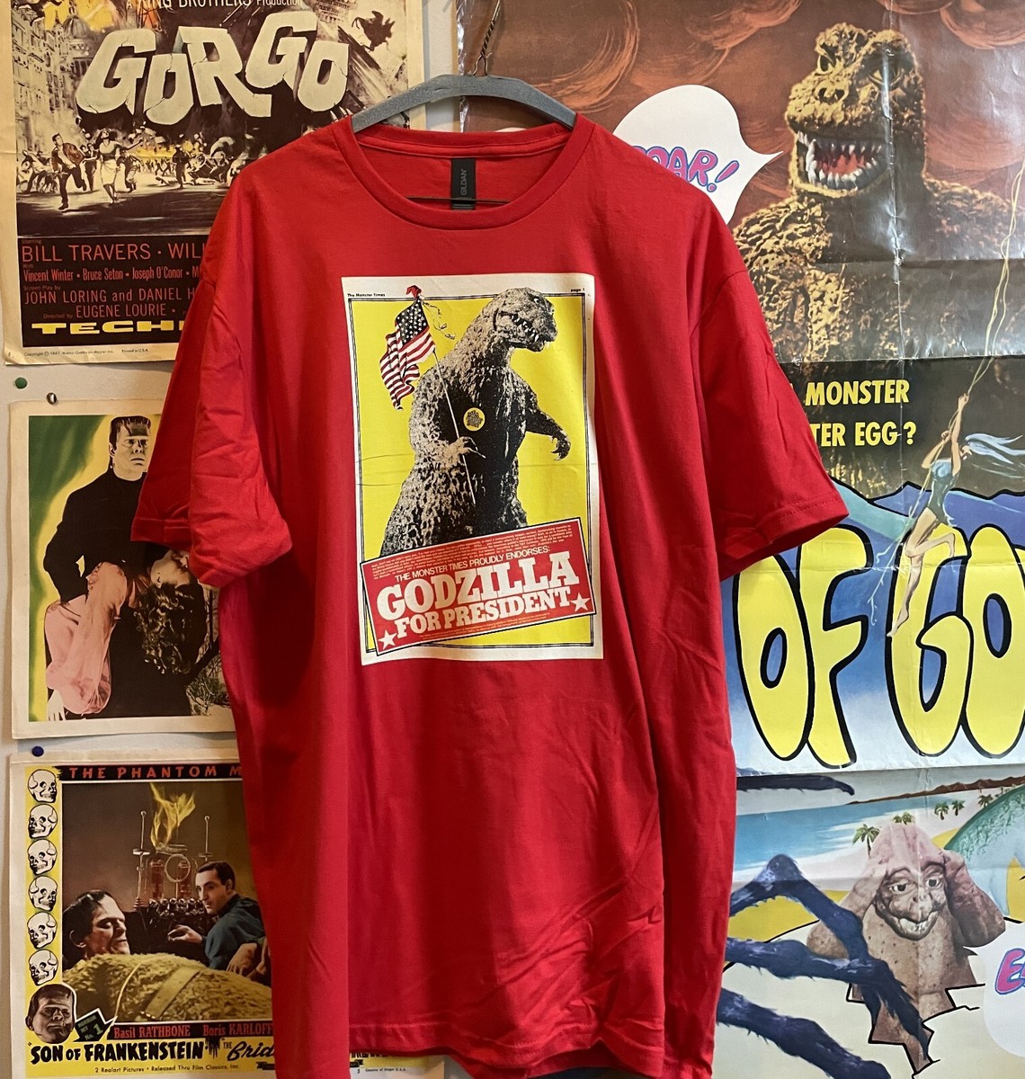 Godzilla for President T-Shirt | eBay