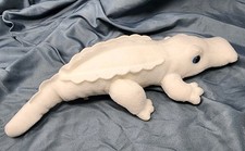 Aurora White Albino Alligator Crocodile Blue Eyes Gatorland Plush Animal Toy Tag