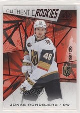 2021 SP Game Used Authentic Rookies Red Fragment /205 Jonas Rondbjerg #149 4et