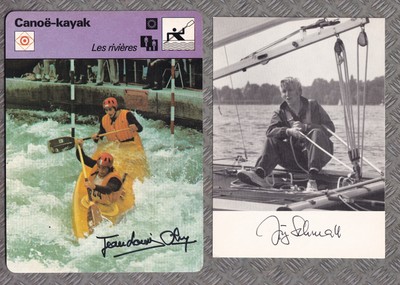 Segeln  ... 10 Olympische Medaillengewinner/innen ... Konvolut - Sammlung