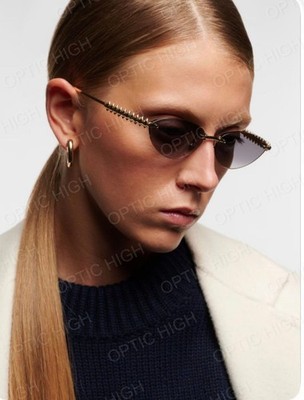 Cartier Clash de Cartier Grey Cat Eye Ladies Sunglasses CT0543S 002 58