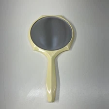 VTG Fuller Brush Company Ivory Celluloid 2 Sided Hand Mirror MCM USA