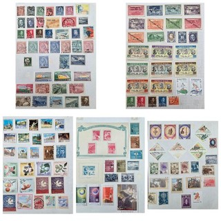 FAB 6 ALBANIA Lovely Lot Unpicked. Vast Majority VFM/VFU. On 5 Sides.