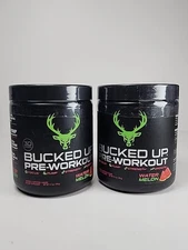 Exp. 5/27 - 2x BUCKED UP PRE-WORKOUT WATERMELON 11.1 OZ 30 SERVINGS (60)