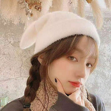 Children Ear Protection Knitted Hats Beanie Hats Warm Cap Rabbit Ears Hat