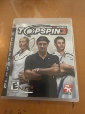 Top Spin 3 2K Sports CIB (Sony PlayStation 3 PS3) Complete with Case and Manual