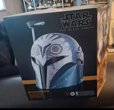 Star Wars The Black Series Bo-Katan Kryze electronic Helmet And Box hasbro