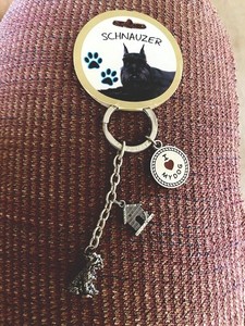 Schnauzer Key Ring -REDUCED!