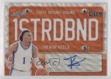 2021 Leaf Metal First Round Bound Orange Wave 1/5 Trevor Keels #FRB-TK1 Auto 1b8