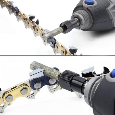 3x Feile für Dremel 4 4,8 5,5 mm 0,3, 1/4, 3/8, 0.325, 404 Sägekette Kettensäge