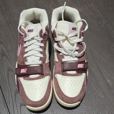 Nike Air Trainer 1 Valentine's Day Suede Men's Sneakers Brown Pink DM0522-201