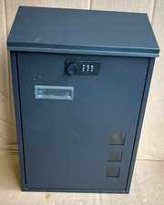 Post Boxes Wall Mounted Waterproof, Letter Box for Outside with Combination Lock