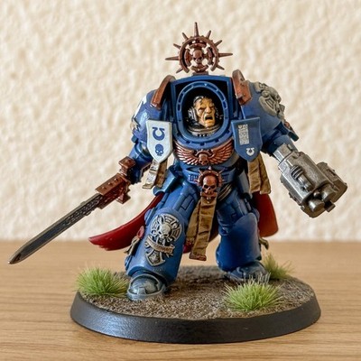 Warhammer 40k Ultramarines - Painted Terminator Captain - Item 433-11