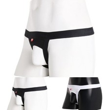 Men Underwear Underwear Breathable Brief Comfortable Open Crotch Temptation