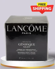 Lancome Advanced Genifique Repairing Night Cream - 1.7 oz / 50mL NEW Sealed