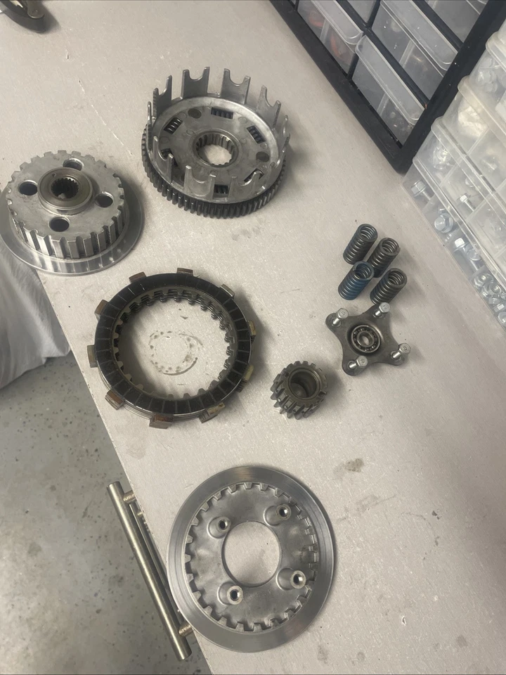 Honda XR500 XR 500 500R 1981 81 embrague completo canasta discos placas resortes Foto 3 de 4
